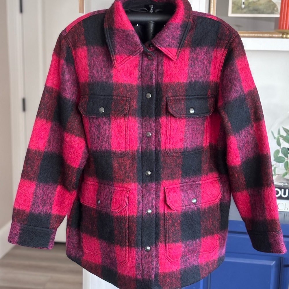 NWT Ladies Banana Republic Plaid Jacket, M